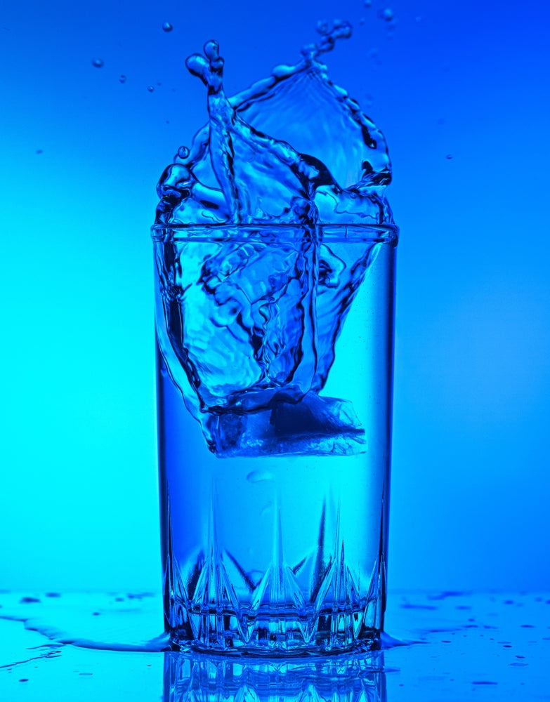 glass of filtered water